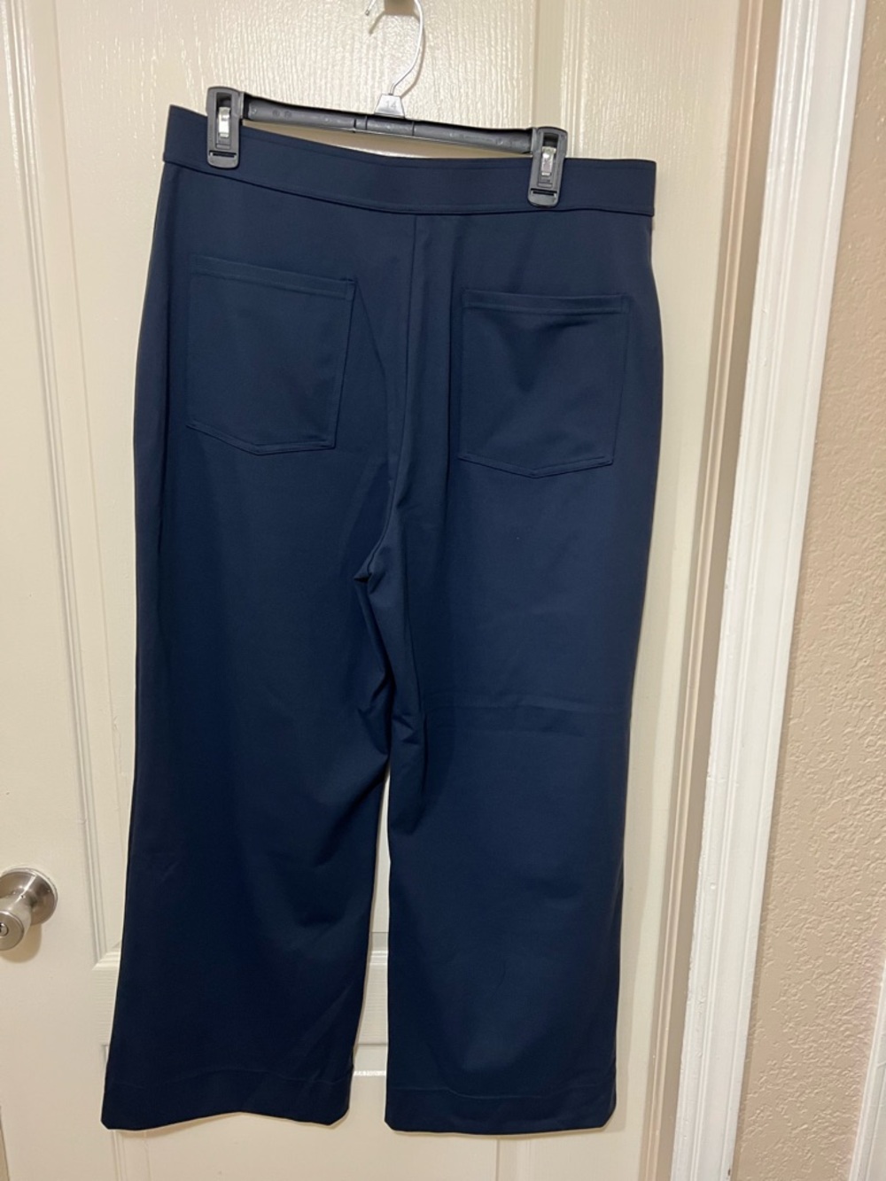 Halara Petite DayStretch High Waisted Pockets Straight Leg Casual Pants - Picture 4 of 5